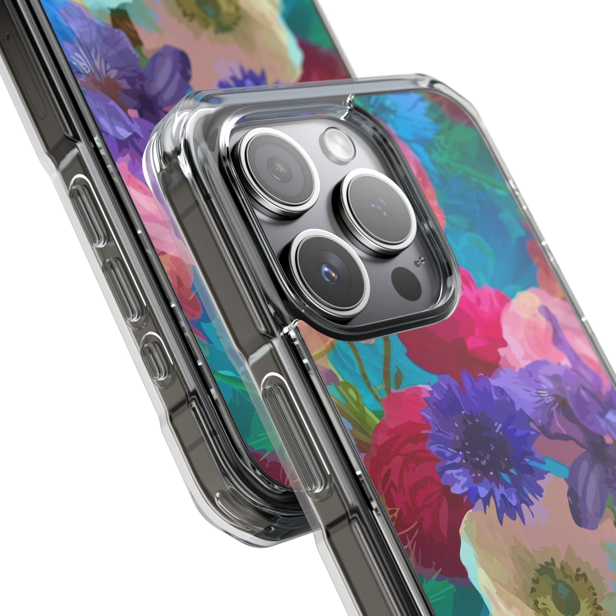 Poppy Rose - Magnetic Clear Impact Case