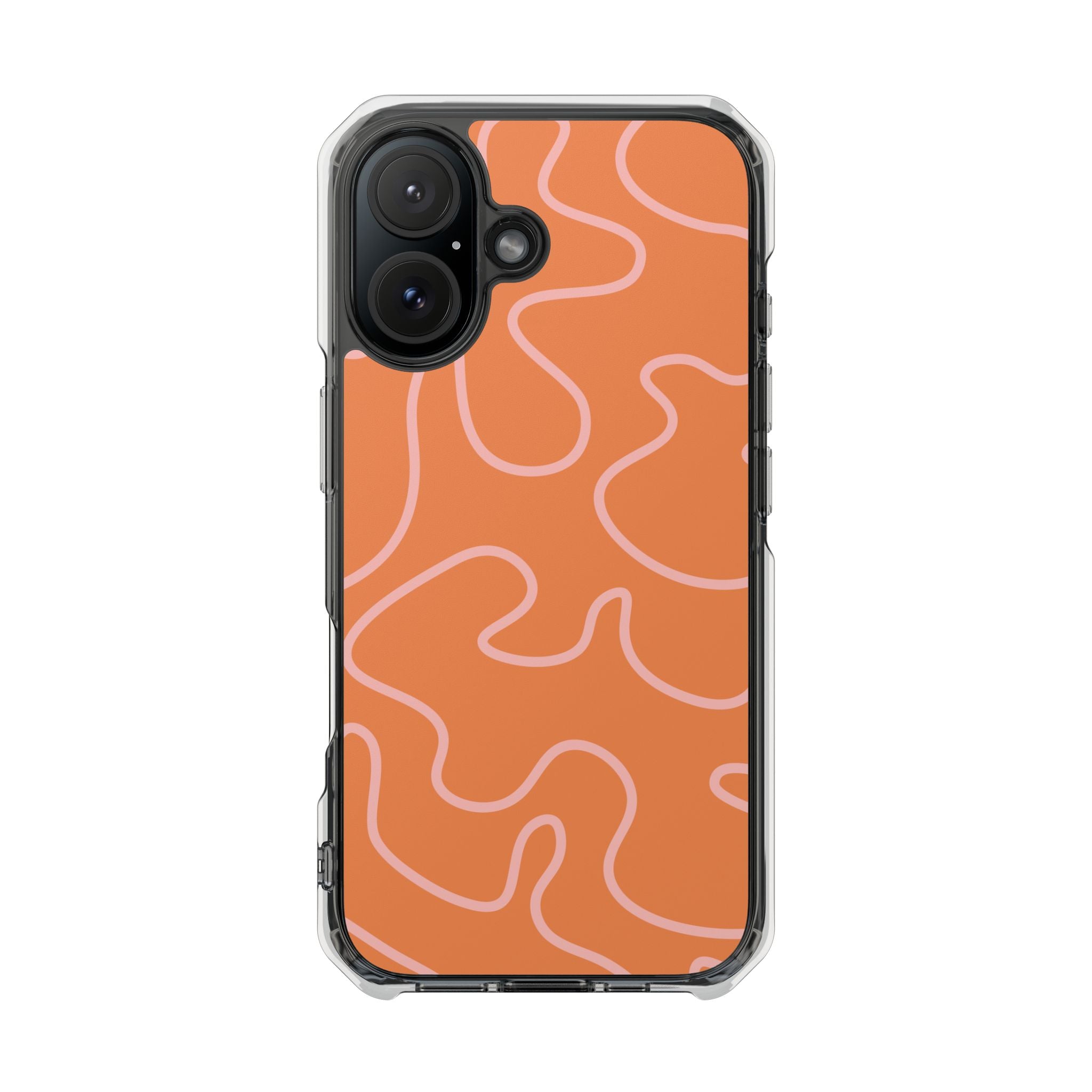 Retro Waves - Magnetic Clear Impact Case