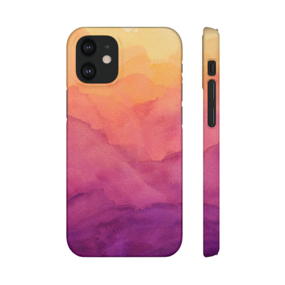 Watercolour Sunrise - Snap Case