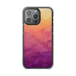 Image of Watercolour Sunrise - Magnetic Clear Impact Case