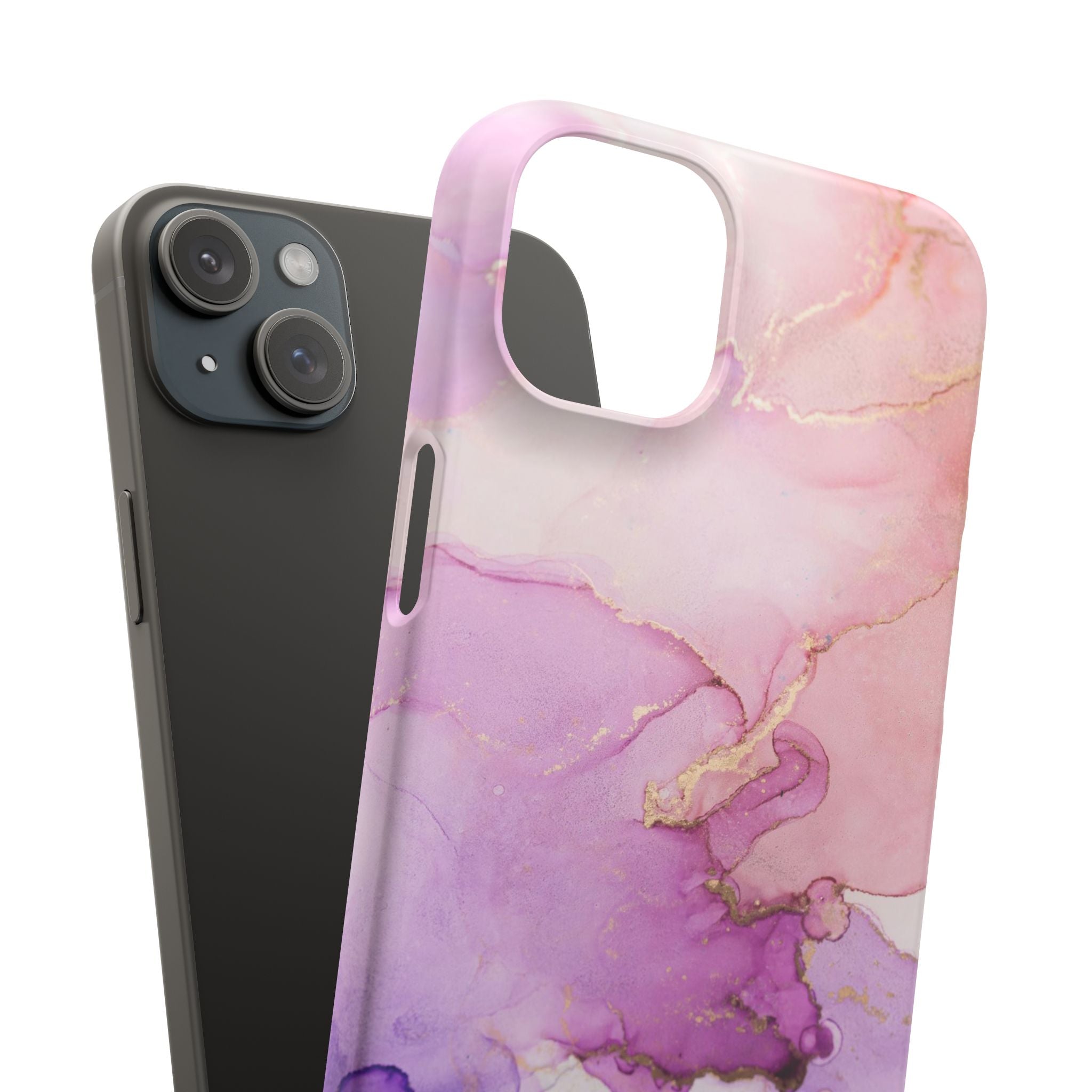 Pink Marble - Snap Case