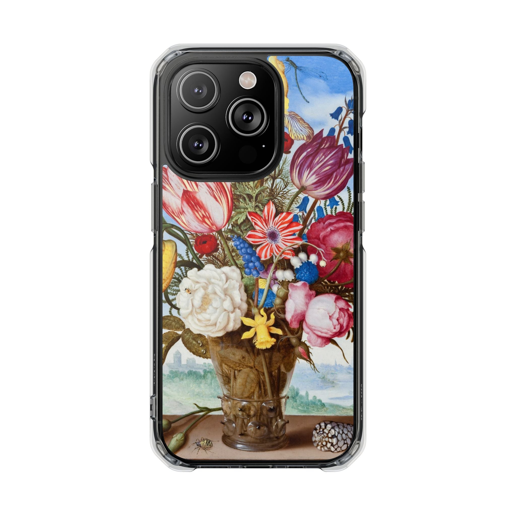 Bouquet of Flowers by Ambrosius Bosschaert - Magnetic Clear Impact Case