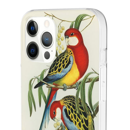 Rosehill Parakeet by Elizabeth Gould - Flexi Case