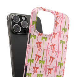 Image of Christmas Ribbon - Snap Case