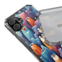 Image of Penguin Family - Magnetic Clear Impact Case