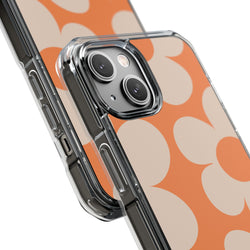 Image of Retro Flowers - Magnetic Clear Impact Case