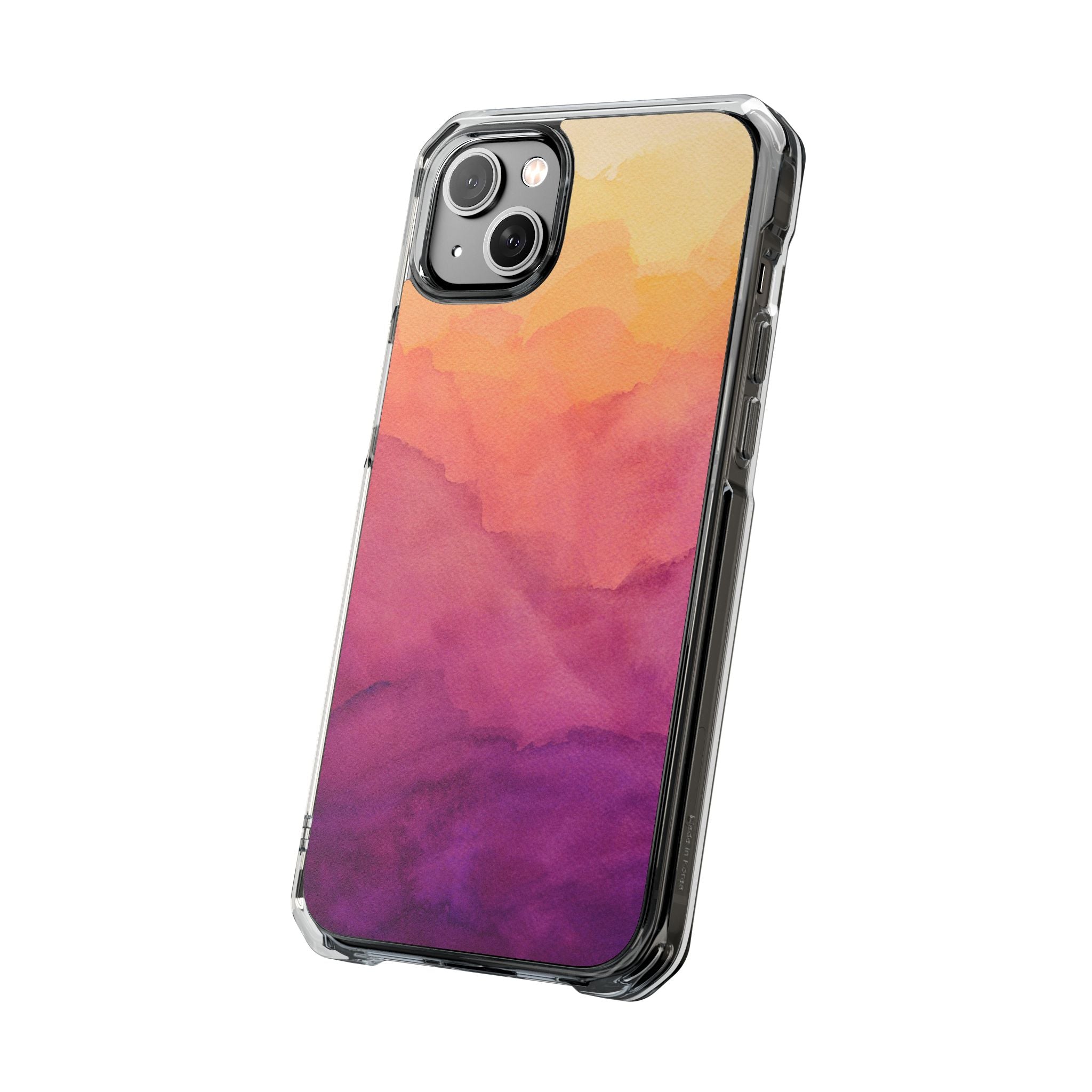 Watercolour Sunrise - Magnetic Clear Impact Case