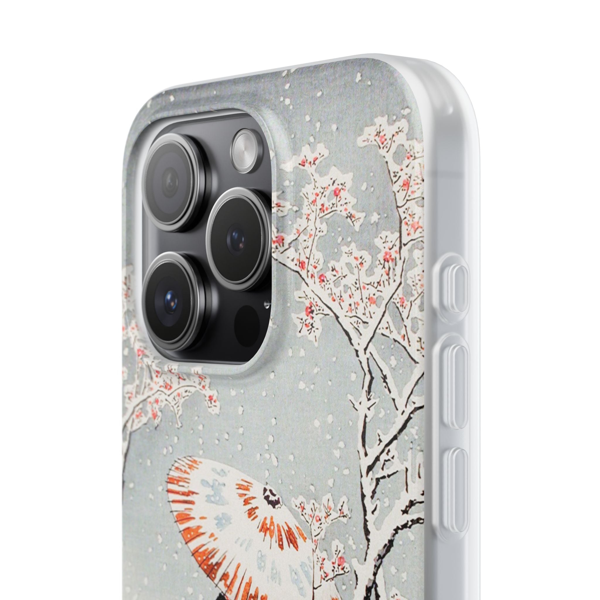 Plum Tree in Snow by Hiroaki Takahashi - Flexi Case