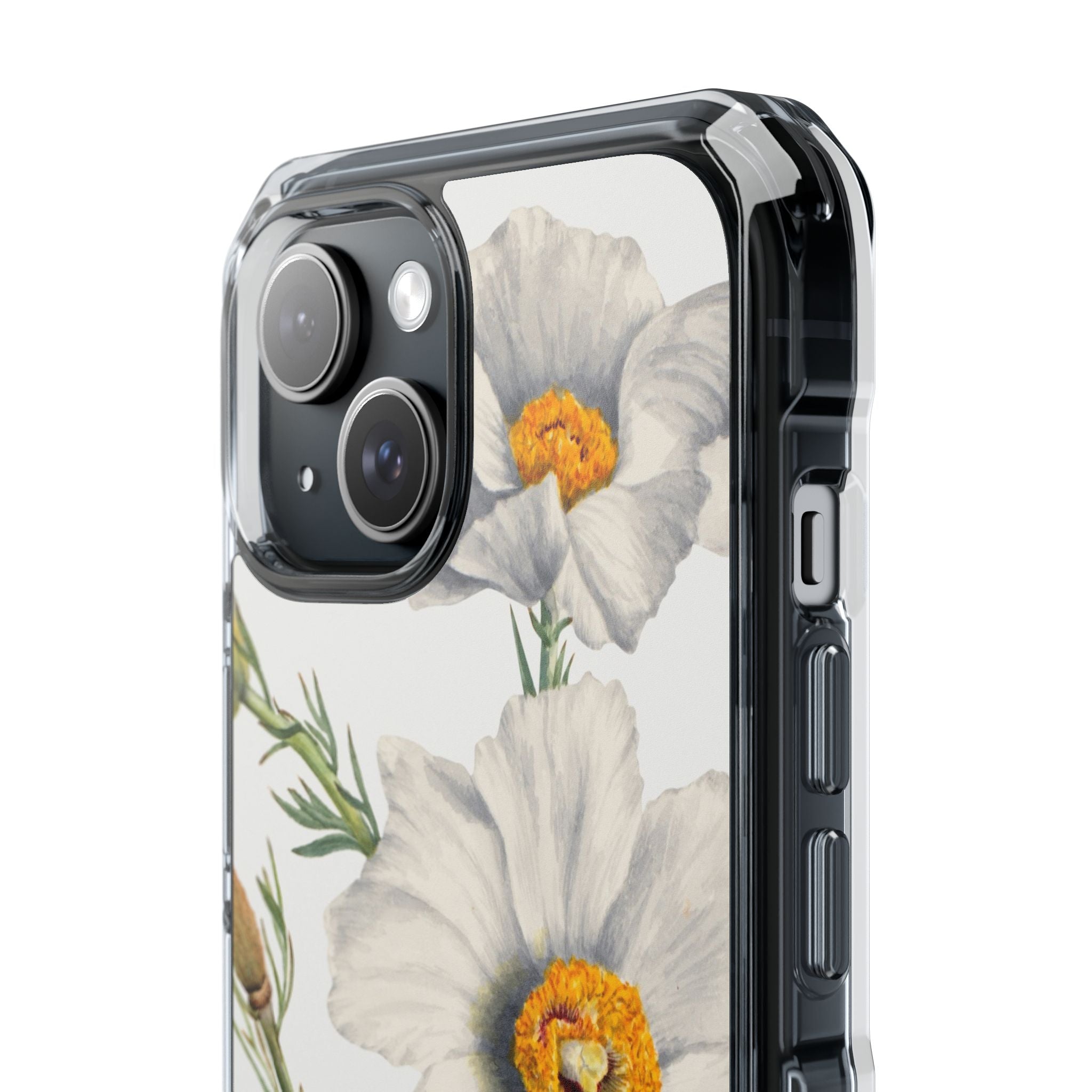 Matilija Poppy by Mary Vaux Walcott - Magnetic Clear Impact Case