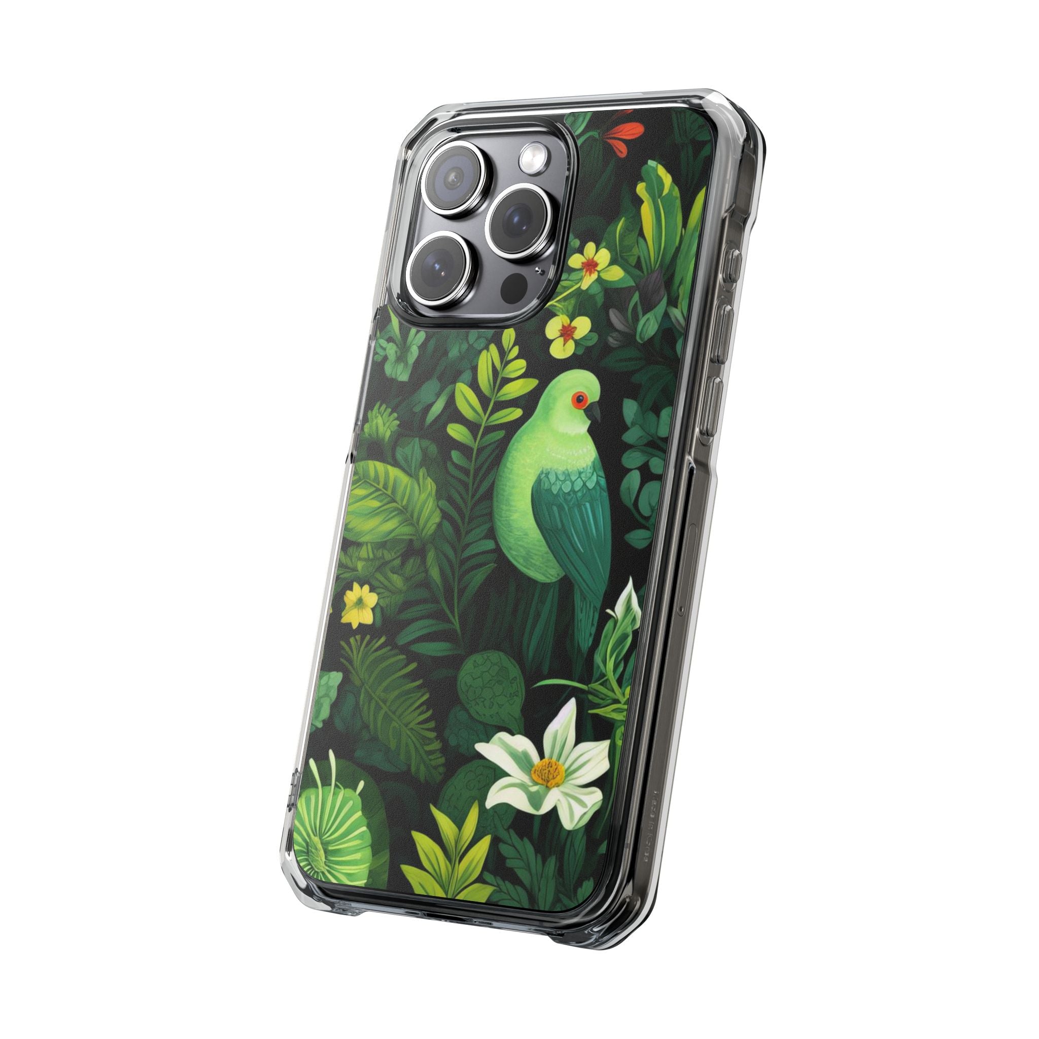 Bird of Green - Magnetic Clear Impact Case