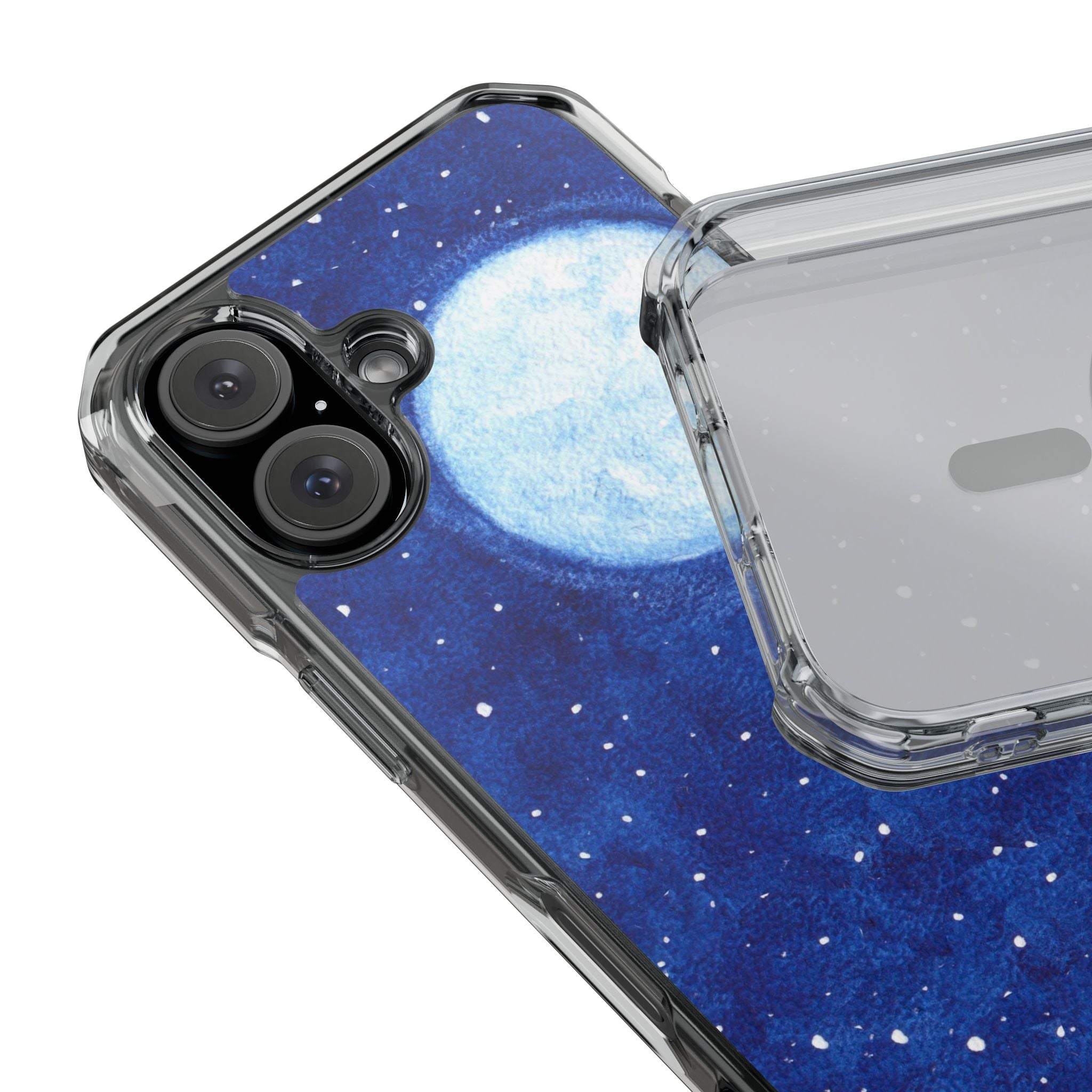 Night Moon - Magnetic Clear Impact Case