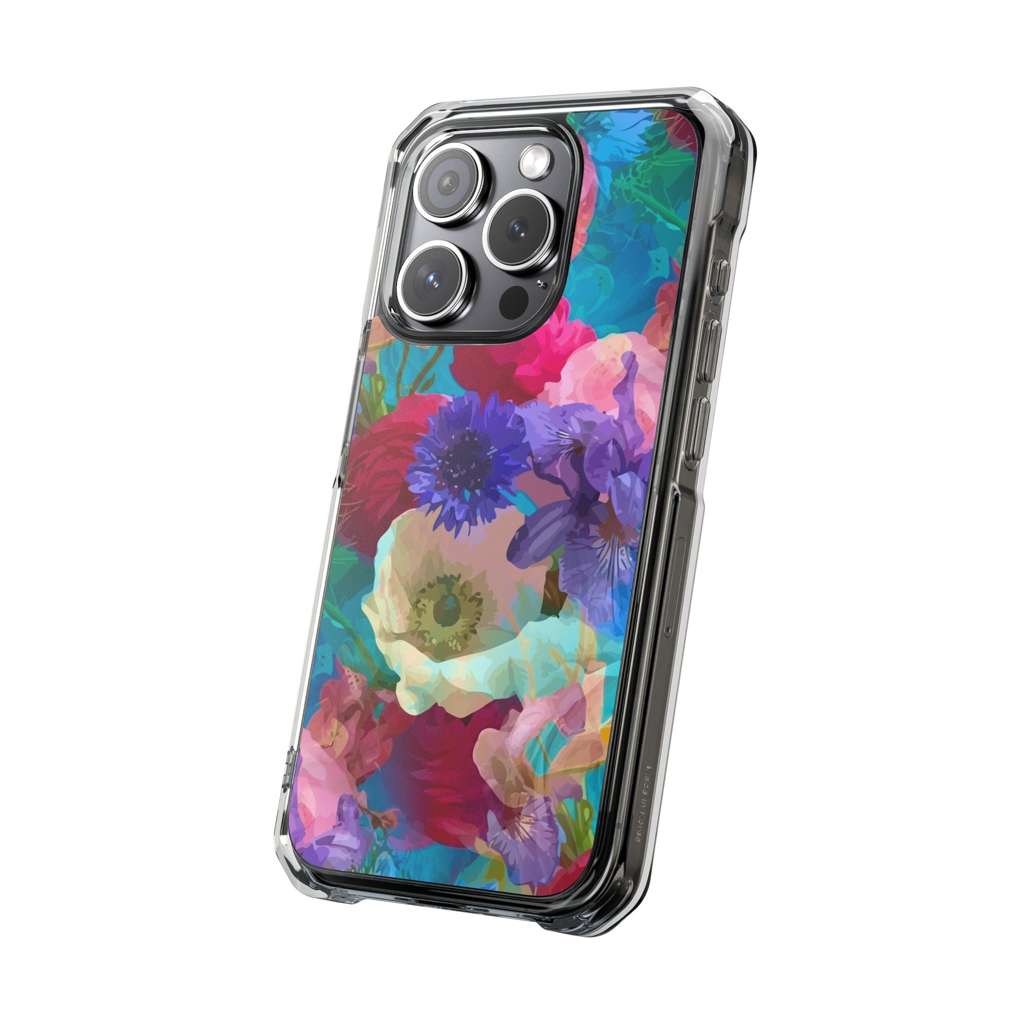 Poppy Rose - Magnetic Clear Impact Case