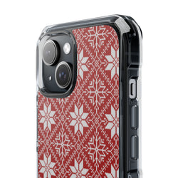 Image of Snow Flake - Magnetic Clear Impact Case