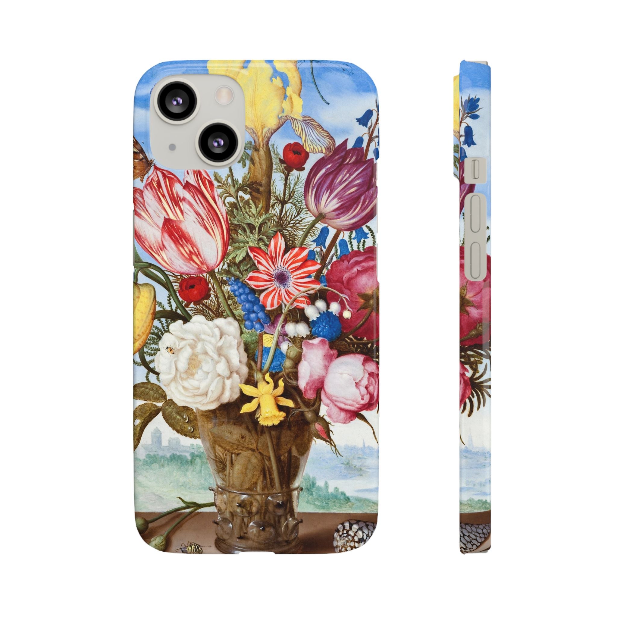 Bouquet of Flowers by Ambrosius Bosschaert - Snap Case