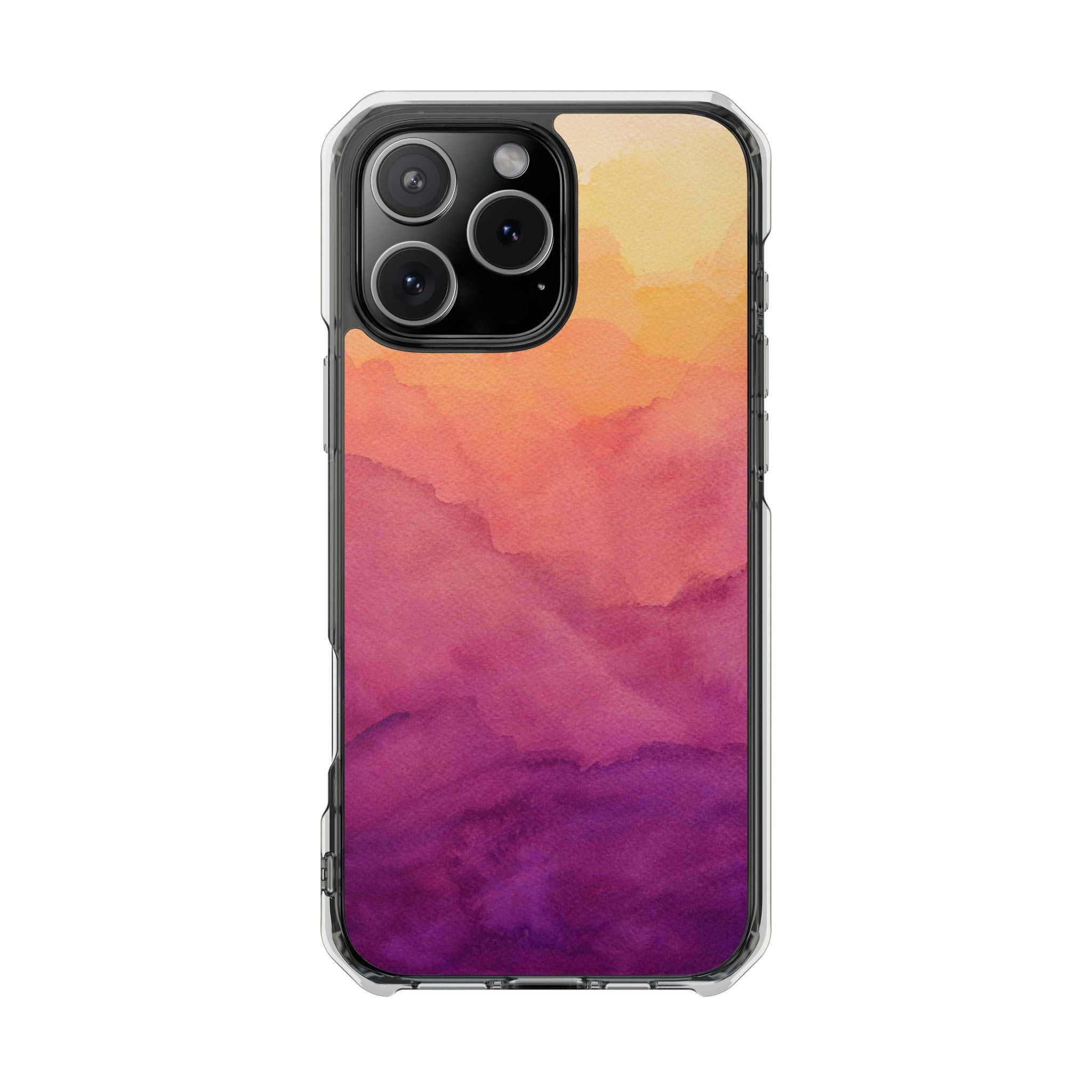 Watercolour Sunrise - Magnetic Clear Impact Case