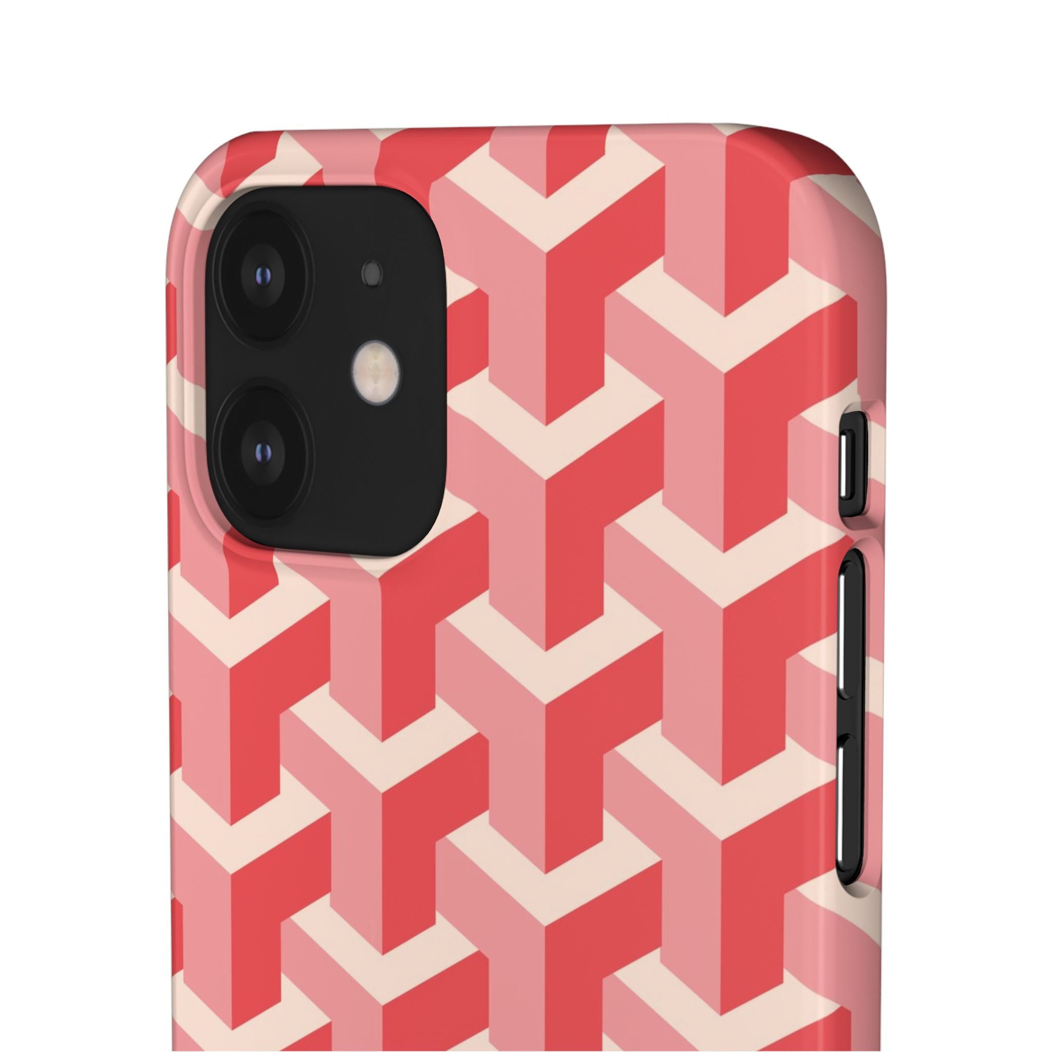 Pink Geo - Snap Case