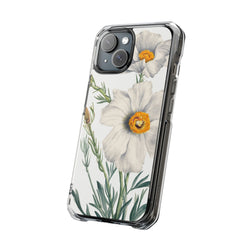 Image of Matilija Poppy by Mary Vaux Walcott - Magnetic Clear Impact Case