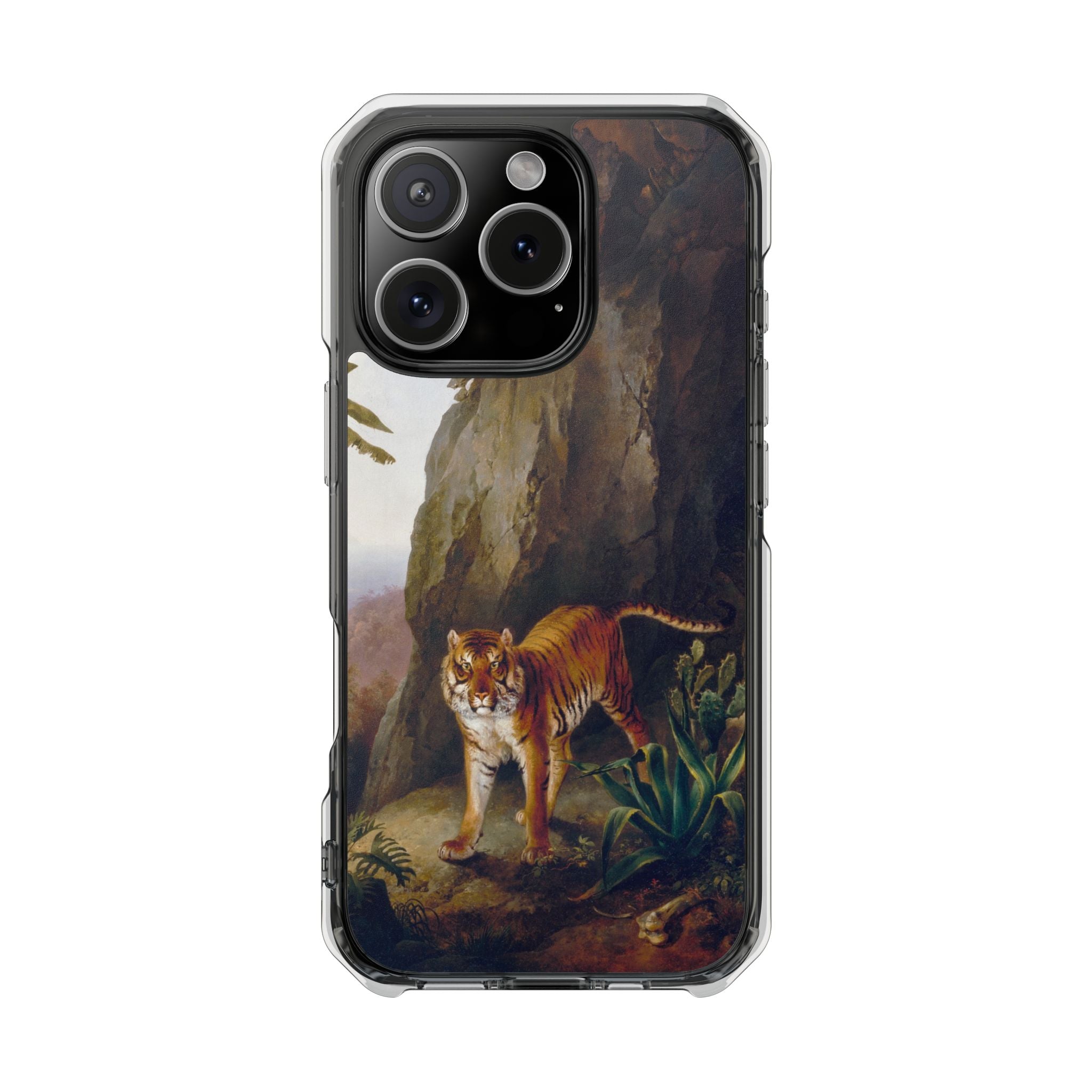 Tiger in a Cave (ca. 1814) - Magnetic Clear Impact Case