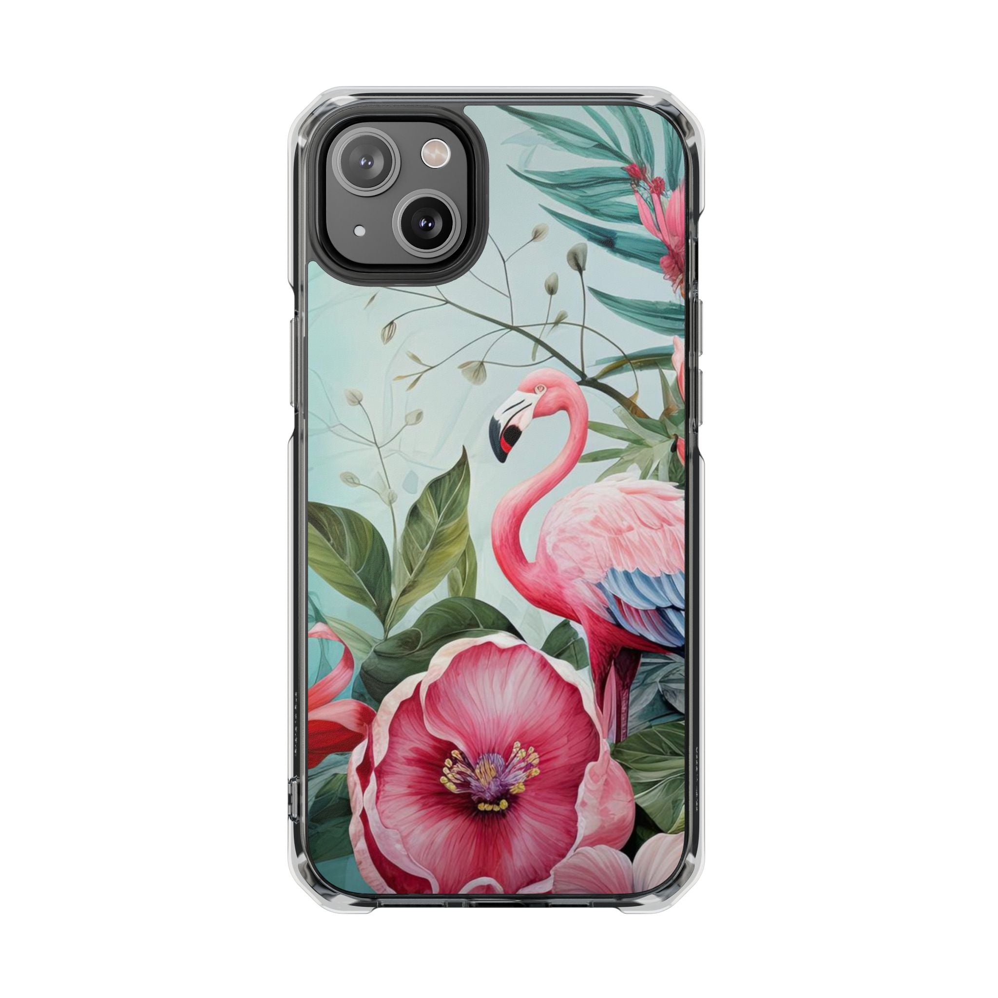 Flamingo - Magnetic Clear Impact Case