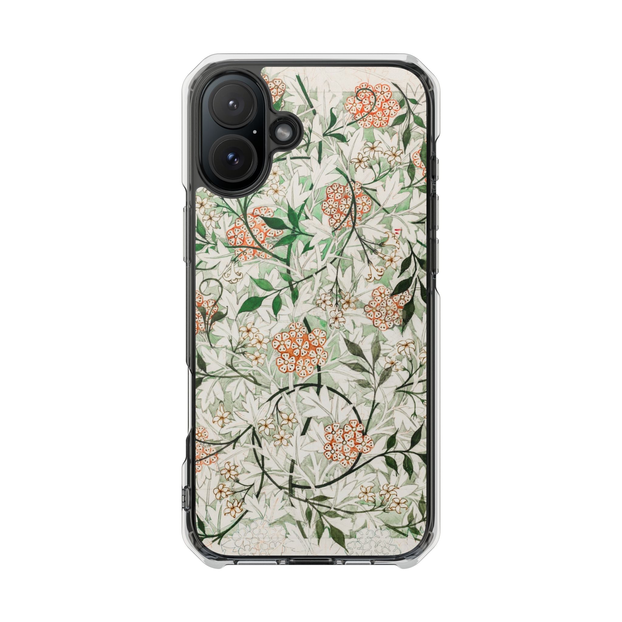 William Morris's (1834-1896) famous Jasmine pattern artwork - Magnetic Clear Impact Case