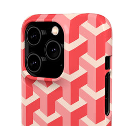 Image of Pink Geo - Snap Case