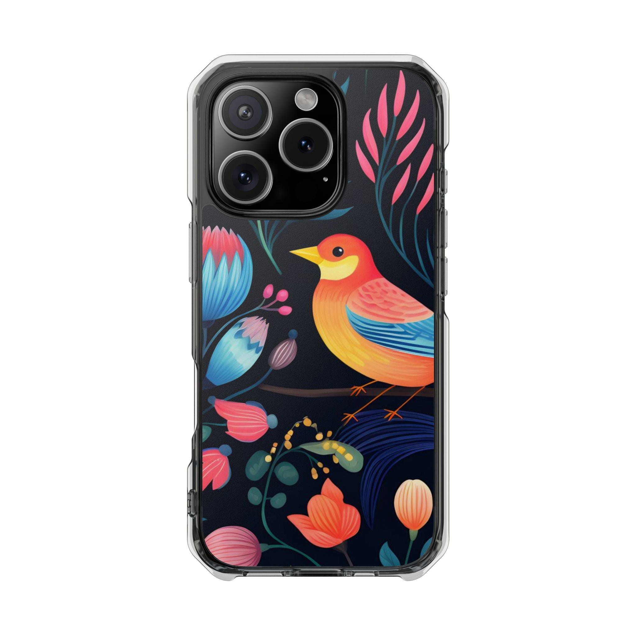 Bright Birds - Magnetic Clear Impact Case