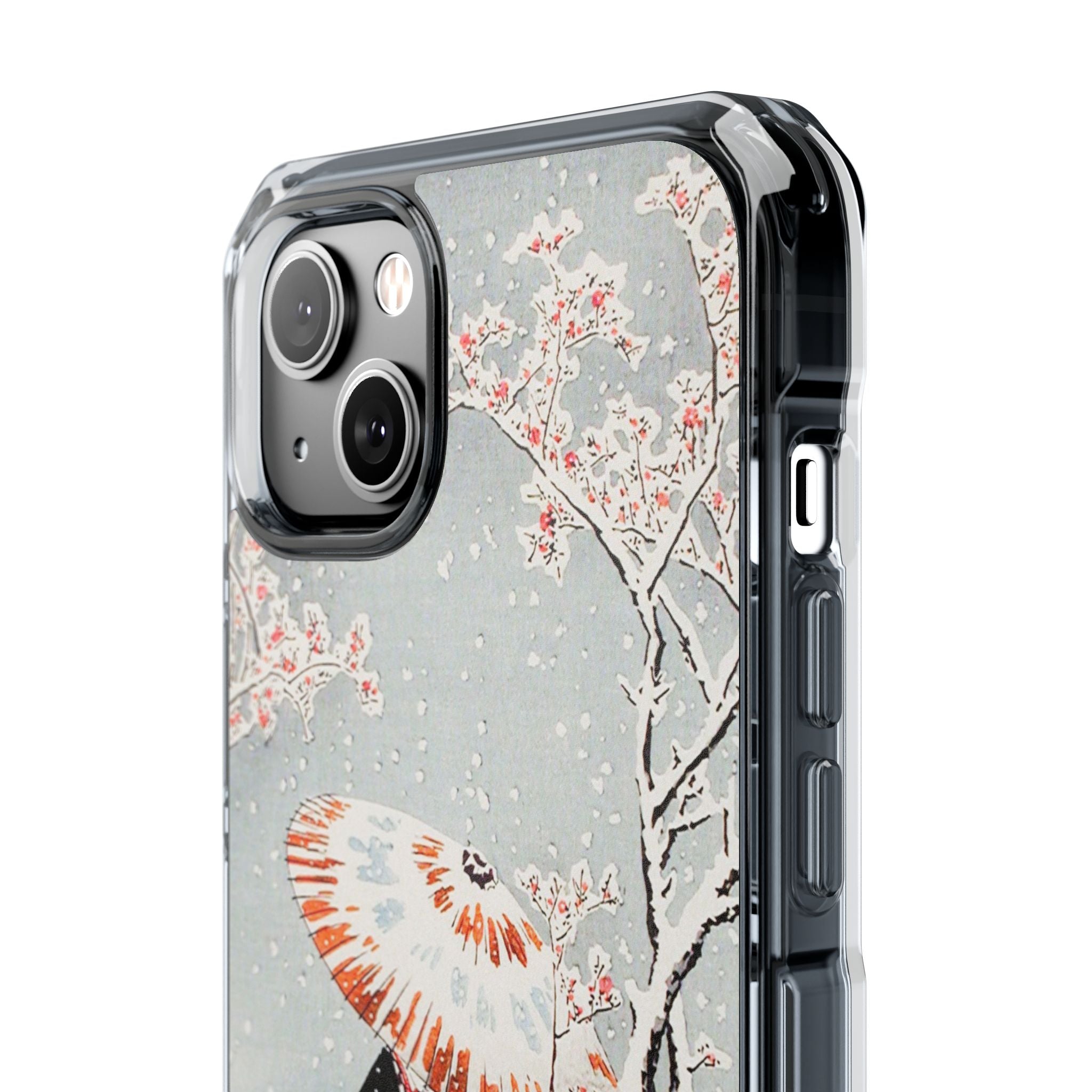 Plum Tree in Snow by Hiroaki Takahashi - Magnetic Clear Impact Case