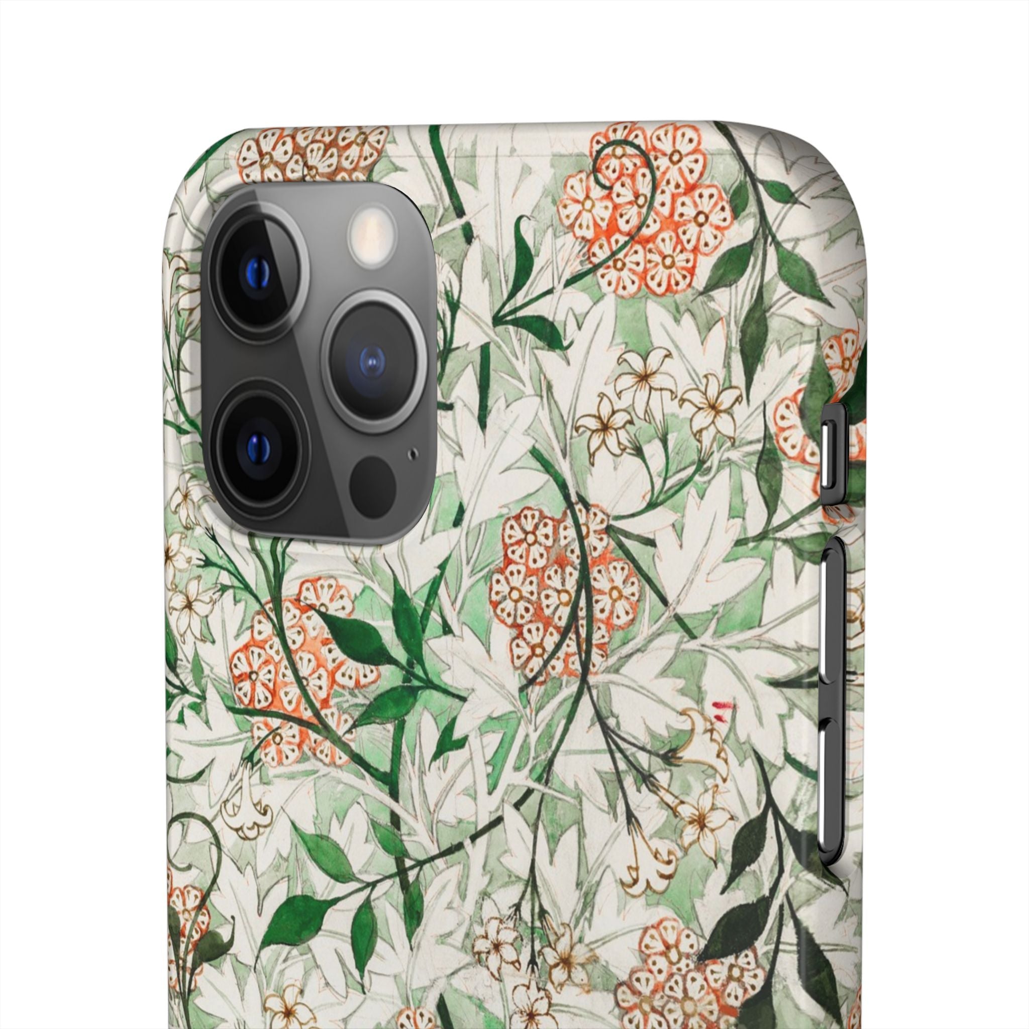 William Morris's (1834-1896) famous Jasmine pattern artwork - Snap Case