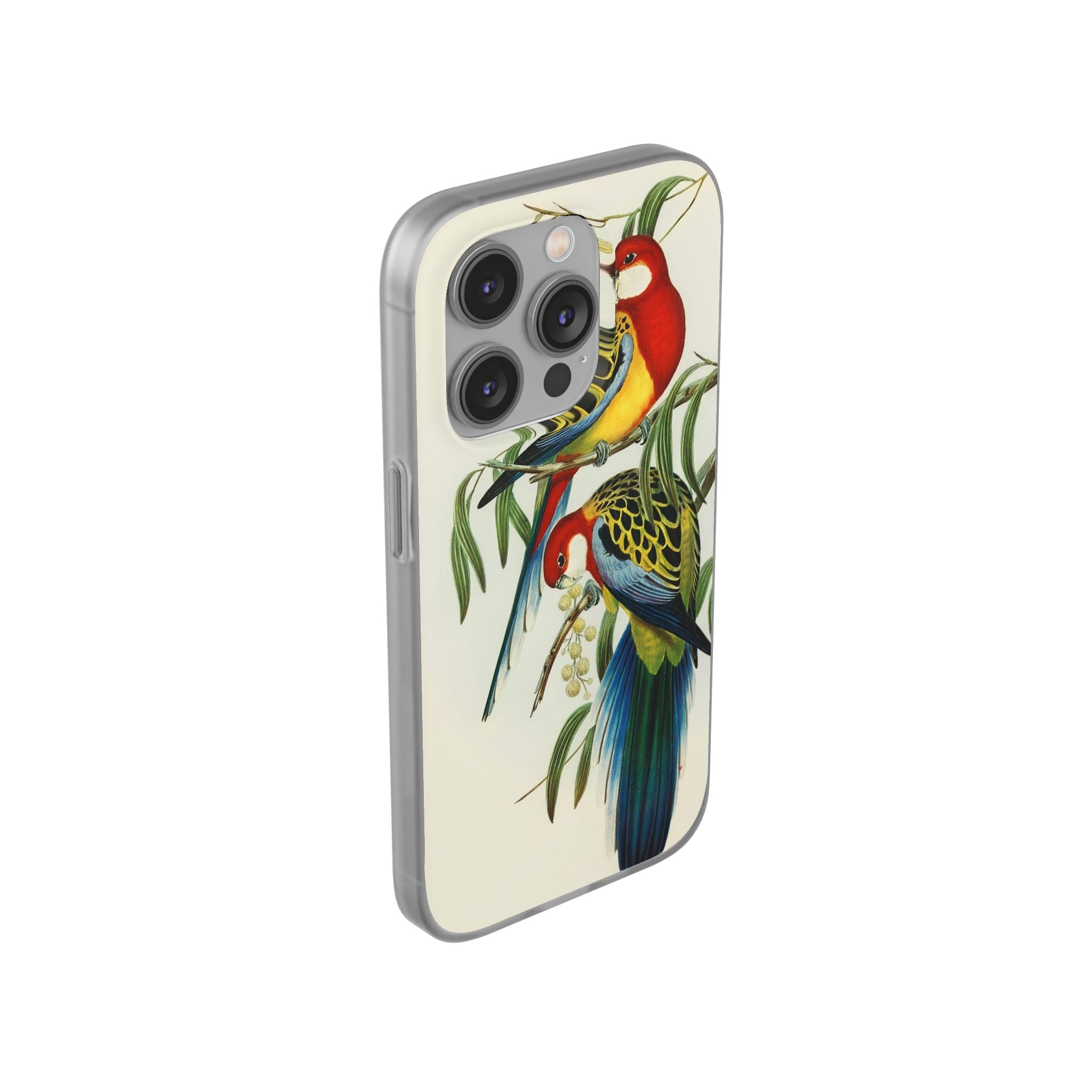 Rosehill Parakeet by Elizabeth Gould - Flexi Case