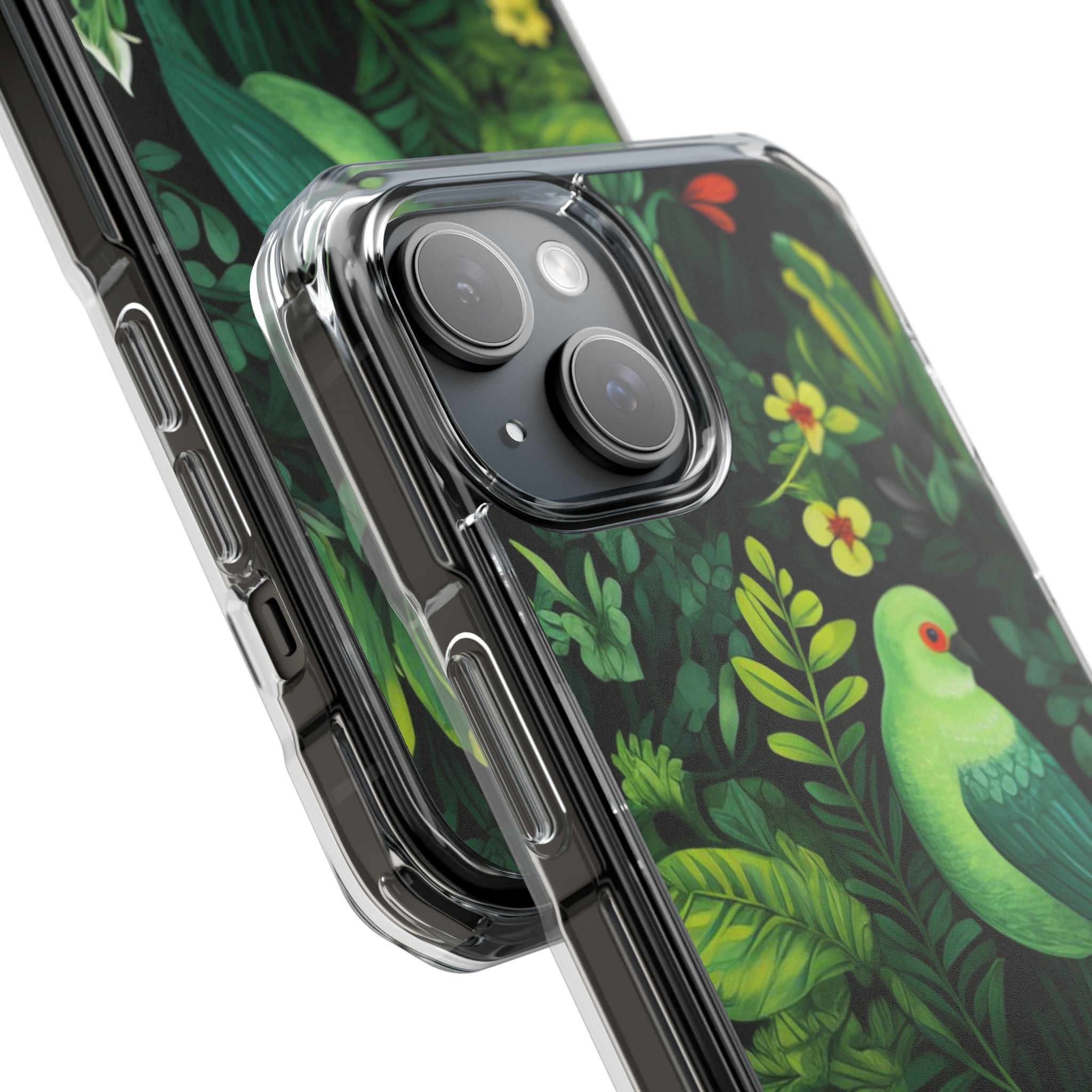 Bird of Green - Magnetic Clear Impact Case