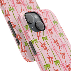 Image of Christmas Ribbon - Snap Case