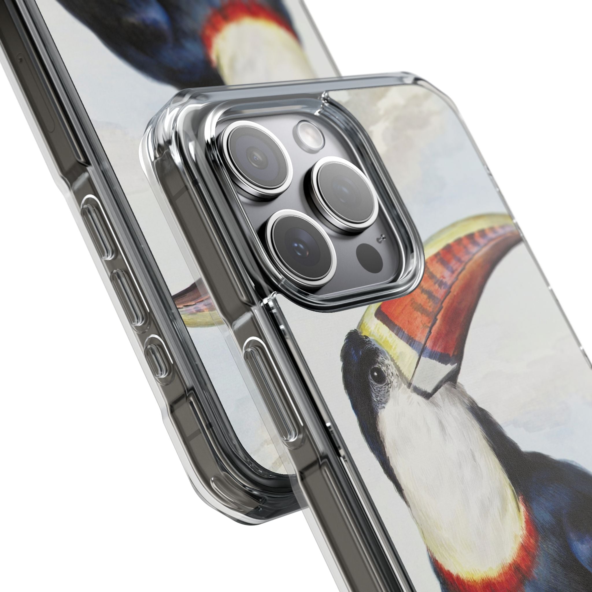 Red-billed Toucan (1748) - Magnetic Clear Impact Case