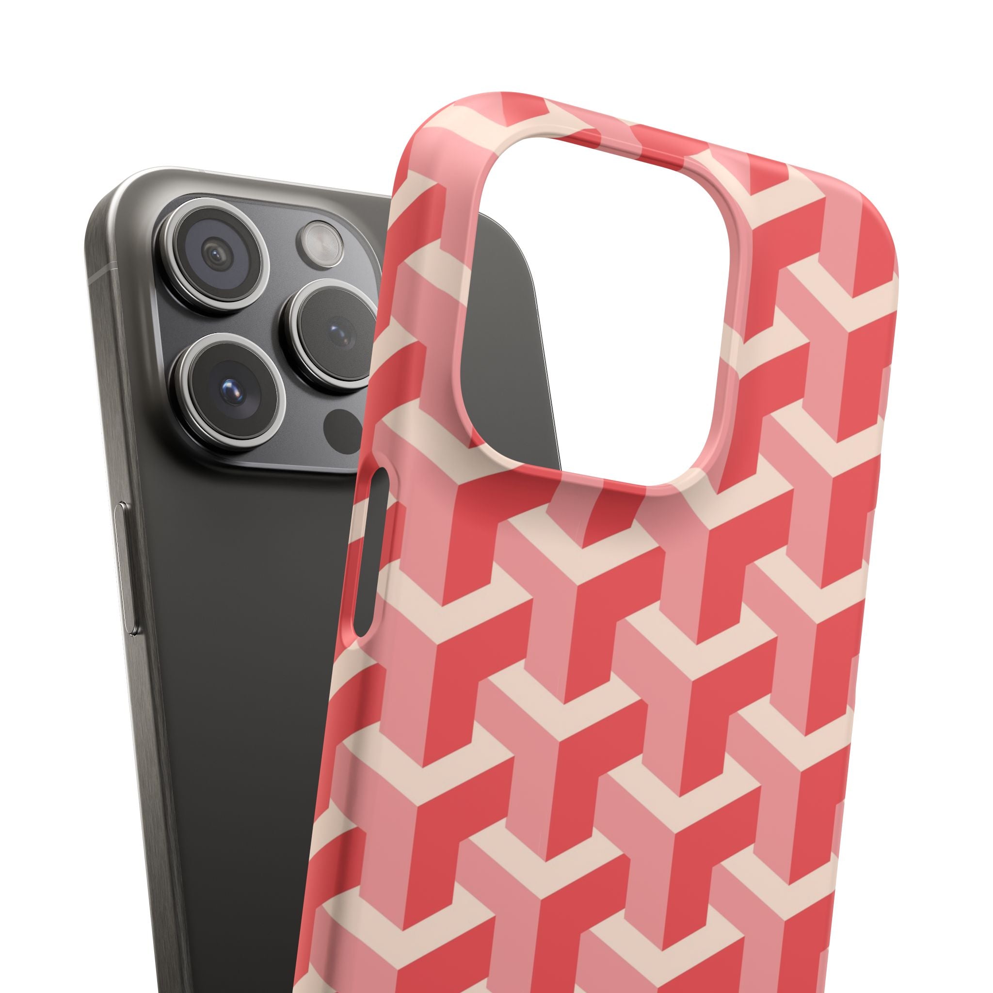 Pink Geo - Snap Case