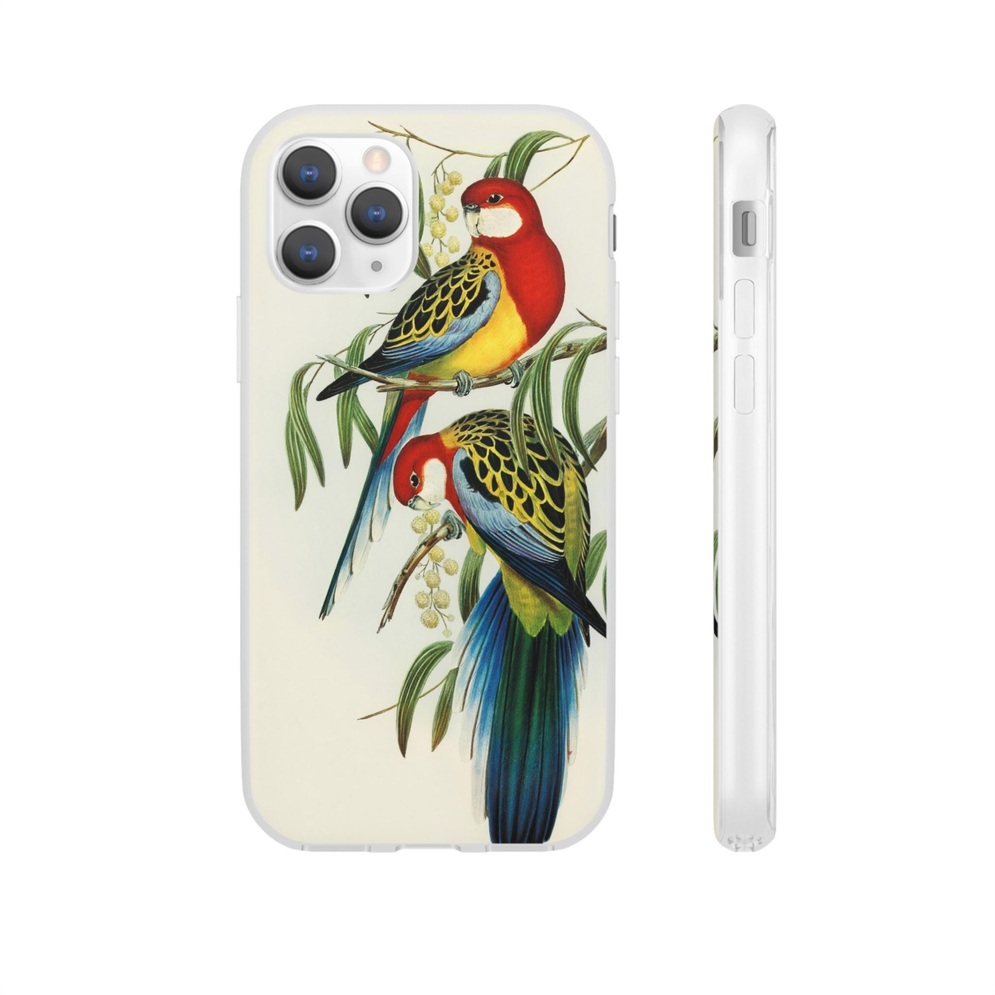 Rosehill Parakeet by Elizabeth Gould - Flexi Case