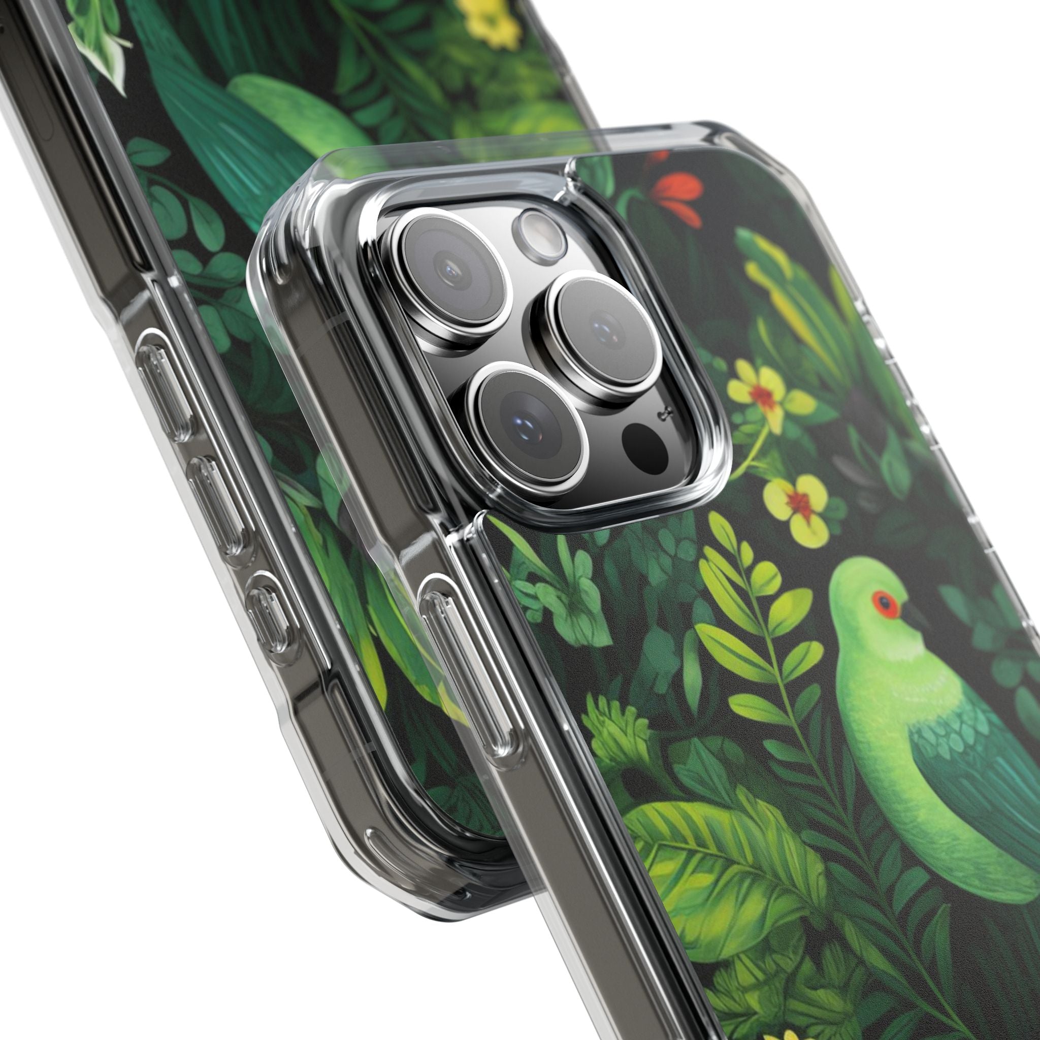 Bird of Green - Magnetic Clear Impact Case