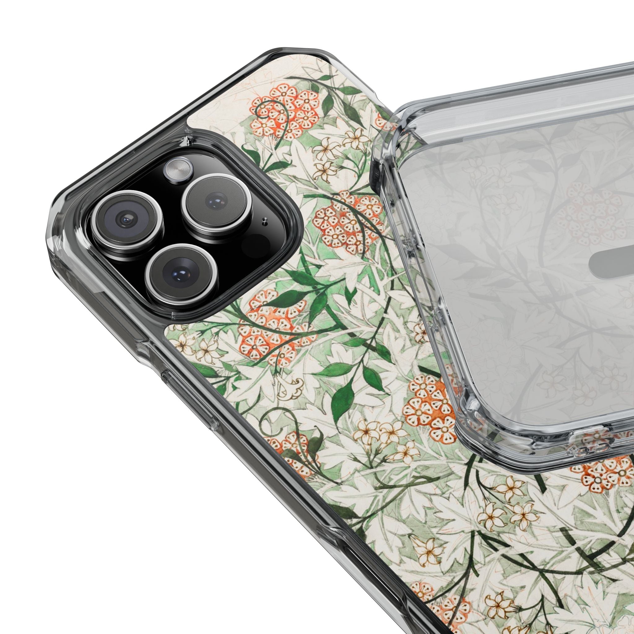 William Morris's (1834-1896) famous Jasmine pattern artwork - Magnetic Clear Impact Case