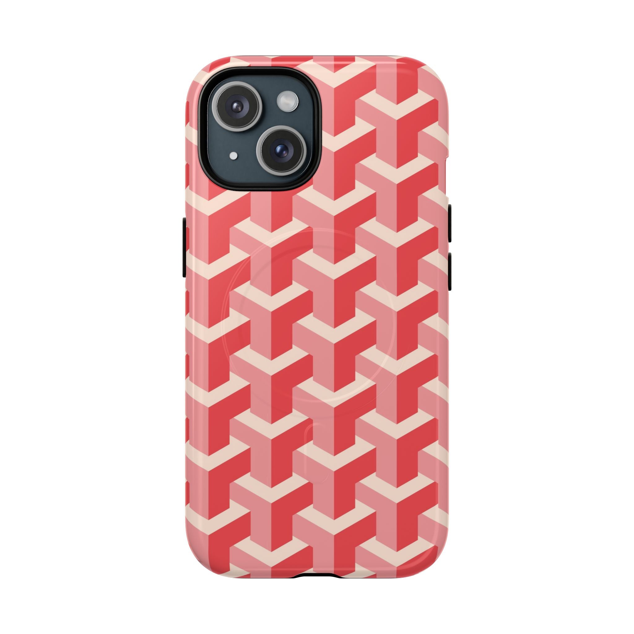 Pink Geo - Tough Magnetic Case