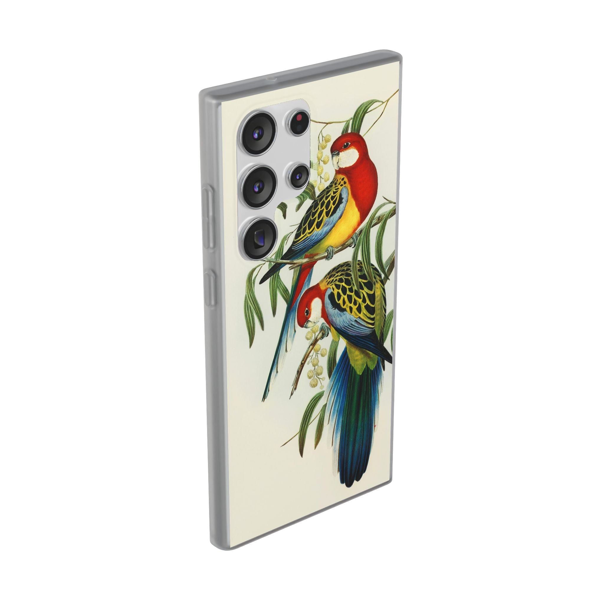 Rosehill Parakeet by Elizabeth Gould - Flexi Case