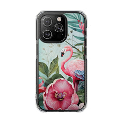 Image of Flamingo - Magnetic Clear Impact Case