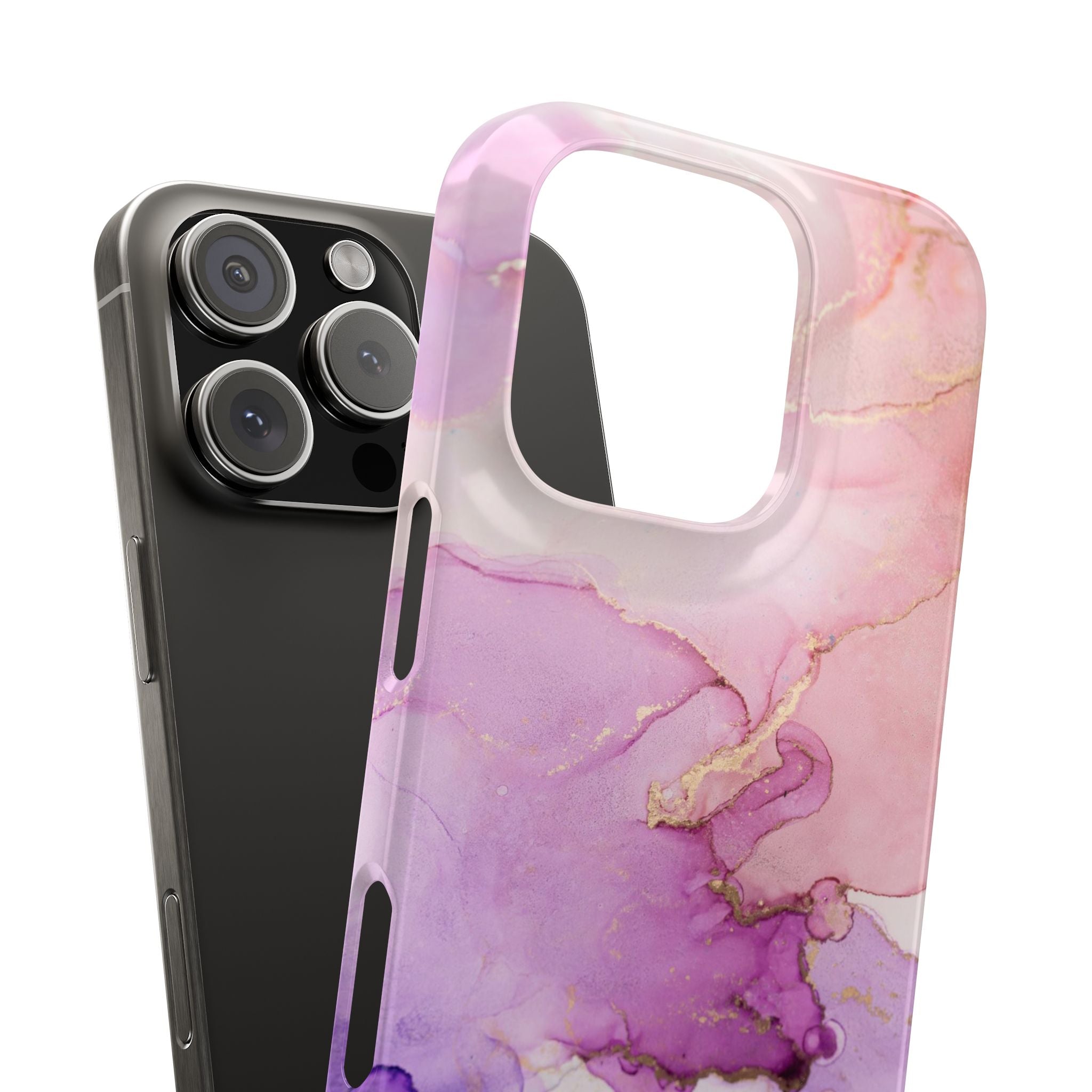 Pink Marble - Snap Case