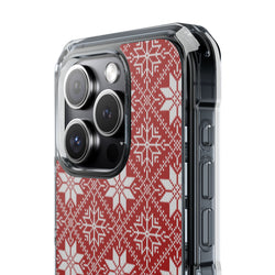 Image of Snow Flake - Magnetic Clear Impact Case