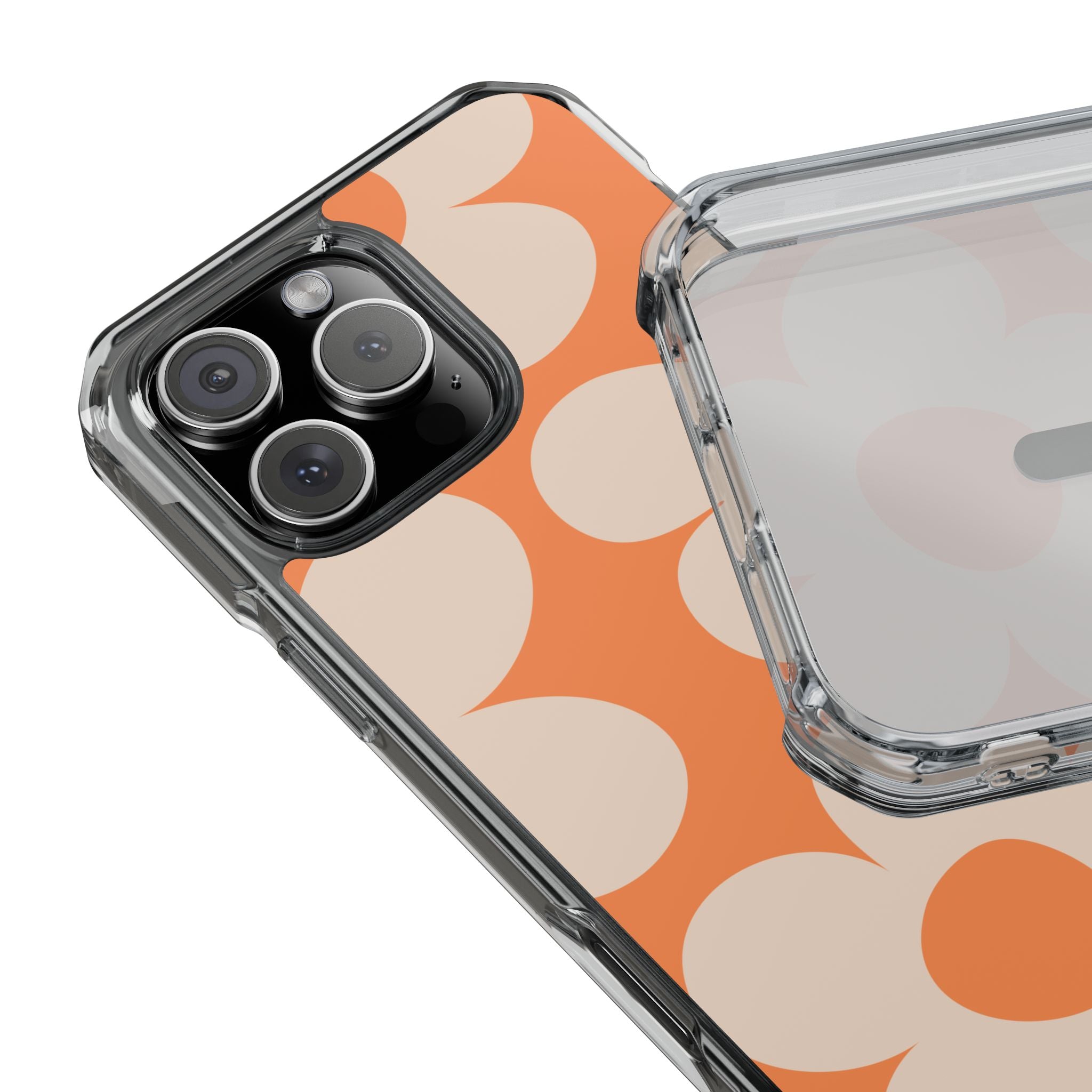 Retro Flowers - Magnetic Clear Impact Case