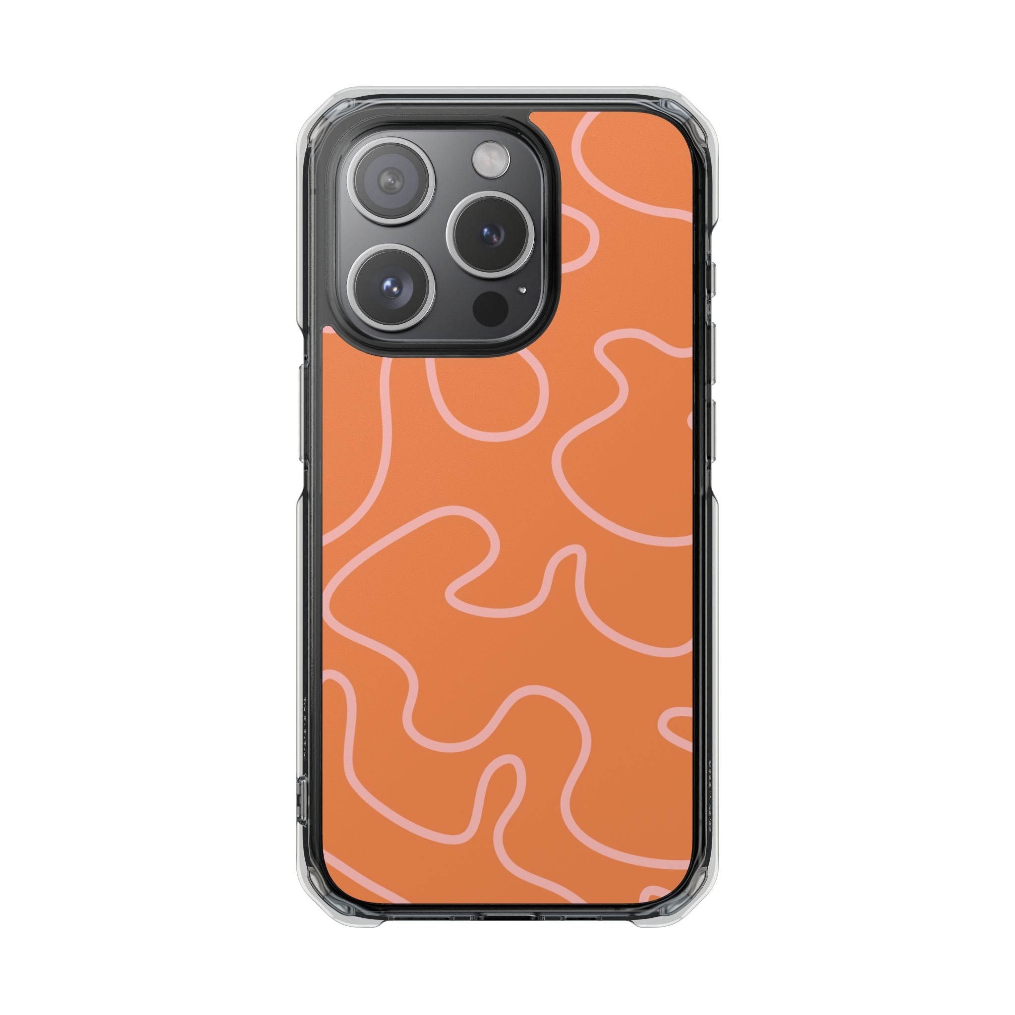 Retro Waves - Magnetic Clear Impact Case