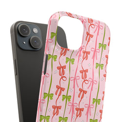 Image of Christmas Ribbon - Snap Case