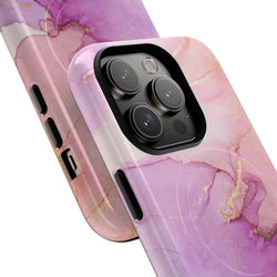 Image of Pink Marble - Tough Magnetic Case