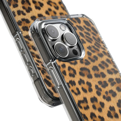 Image of Leopard - Magnetic Clear Impact Case