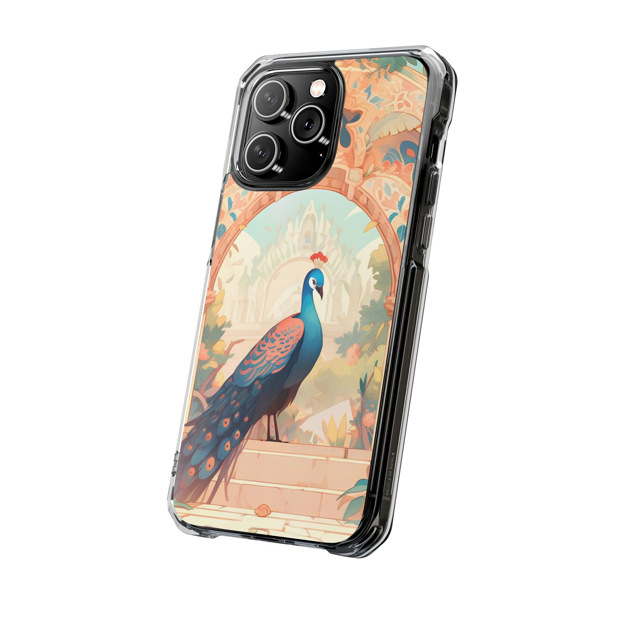 Peacock - Magnetic Clear Impact Case