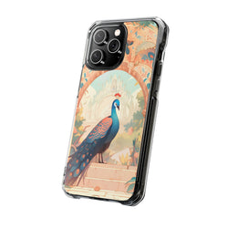 Image of Peacock - Magnetic Clear Impact Case