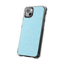 Image of Ocean Lines - Magnetic Clear Impact Case