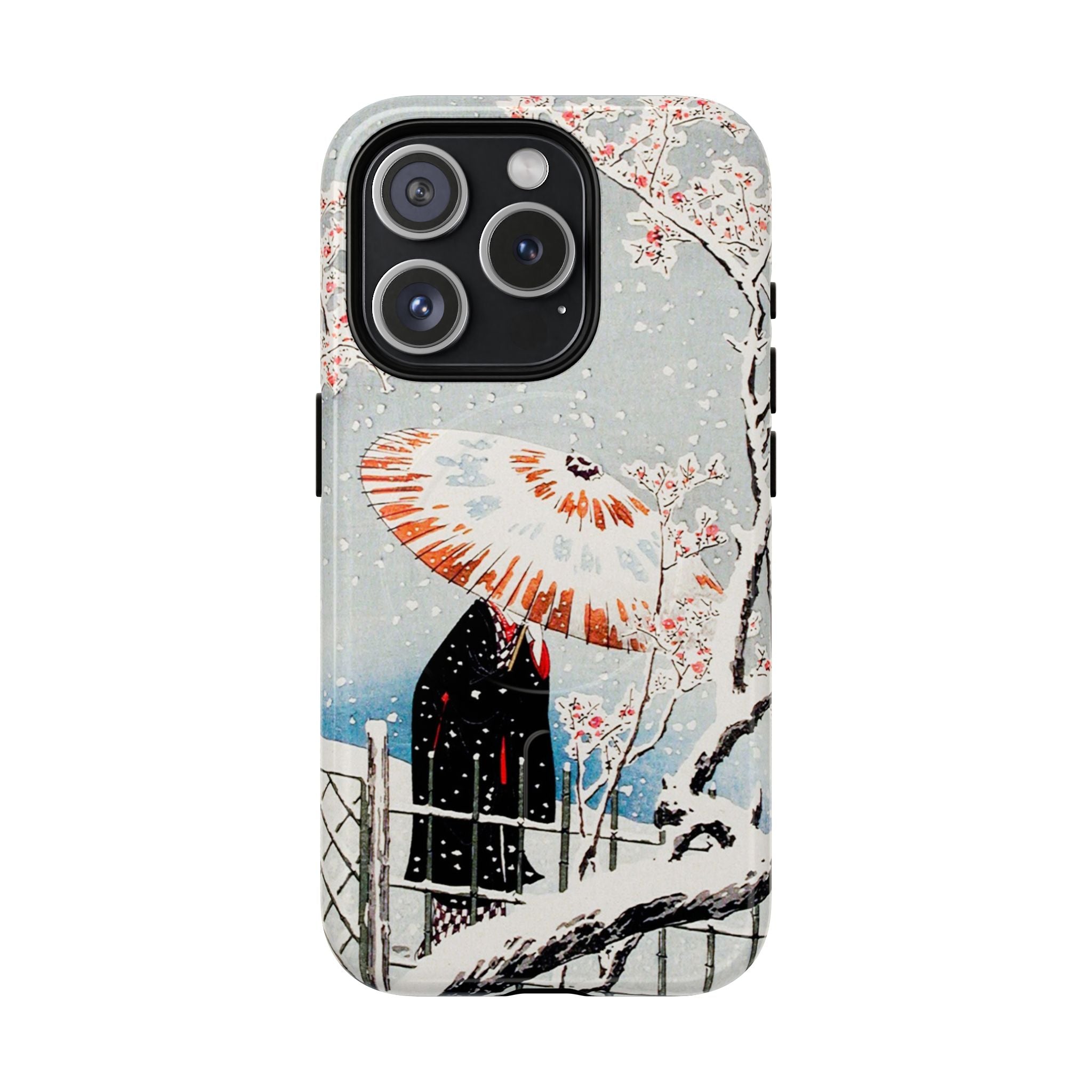 Plum Tree in Snow by Hiroaki Takahashi - Tough Magnetic Case